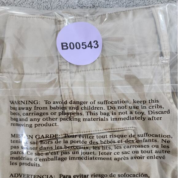 CURRENT/ELLIOTT Pants Womens 24 Tan Khaki Melia High Rise Cotton Canvas Preppy - Picture 9 of 9